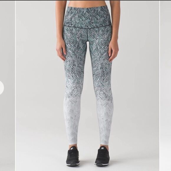 Lululemon Nulux Dazzle Wunder Under Leggings Size 6 - Picture 1 of 9